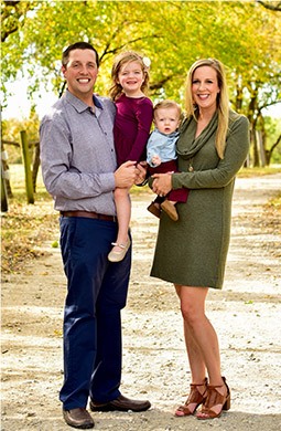 Dr. Vanderbrook and his wife and children