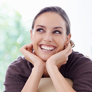 Young woman with healthy smile