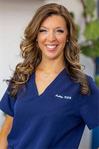 Headshot of dental hygienist Ashley